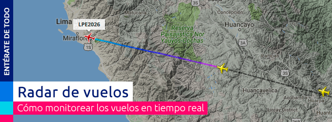 radar de vuelos
